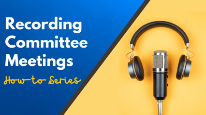 Recording Strata Committee Meetings